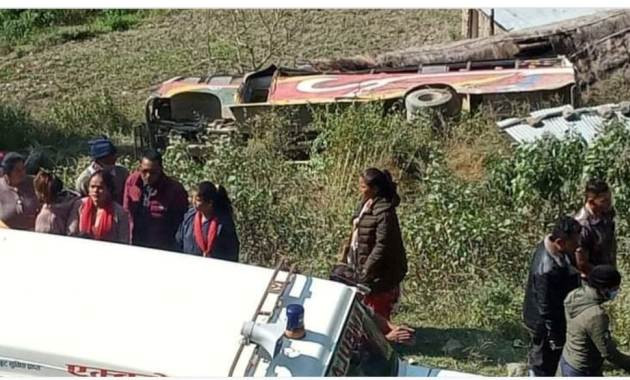 पाल्पामा बस दुर्घटना, कम्तीमा ६ जनाको मृत्यु